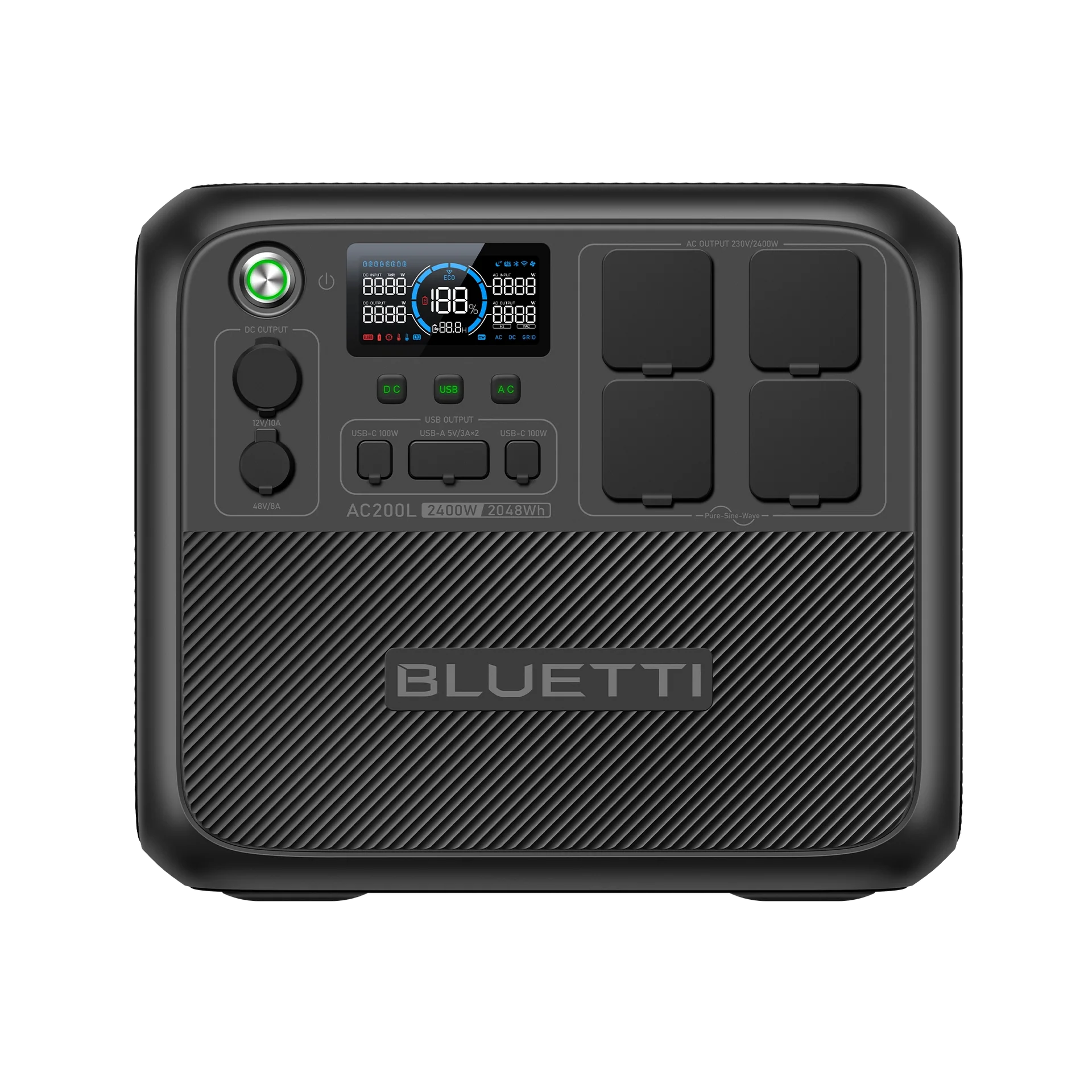 AC200L | 2,400W 2,048Wh