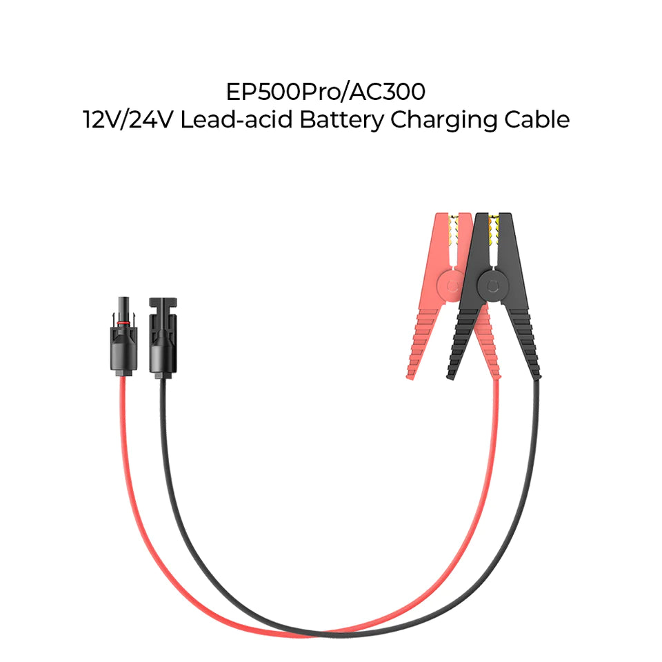 12V/24V Lead-acid Battery Charging Cable